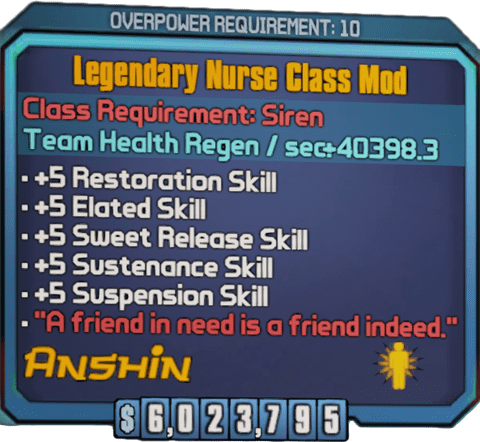 Legendary Nurse Description